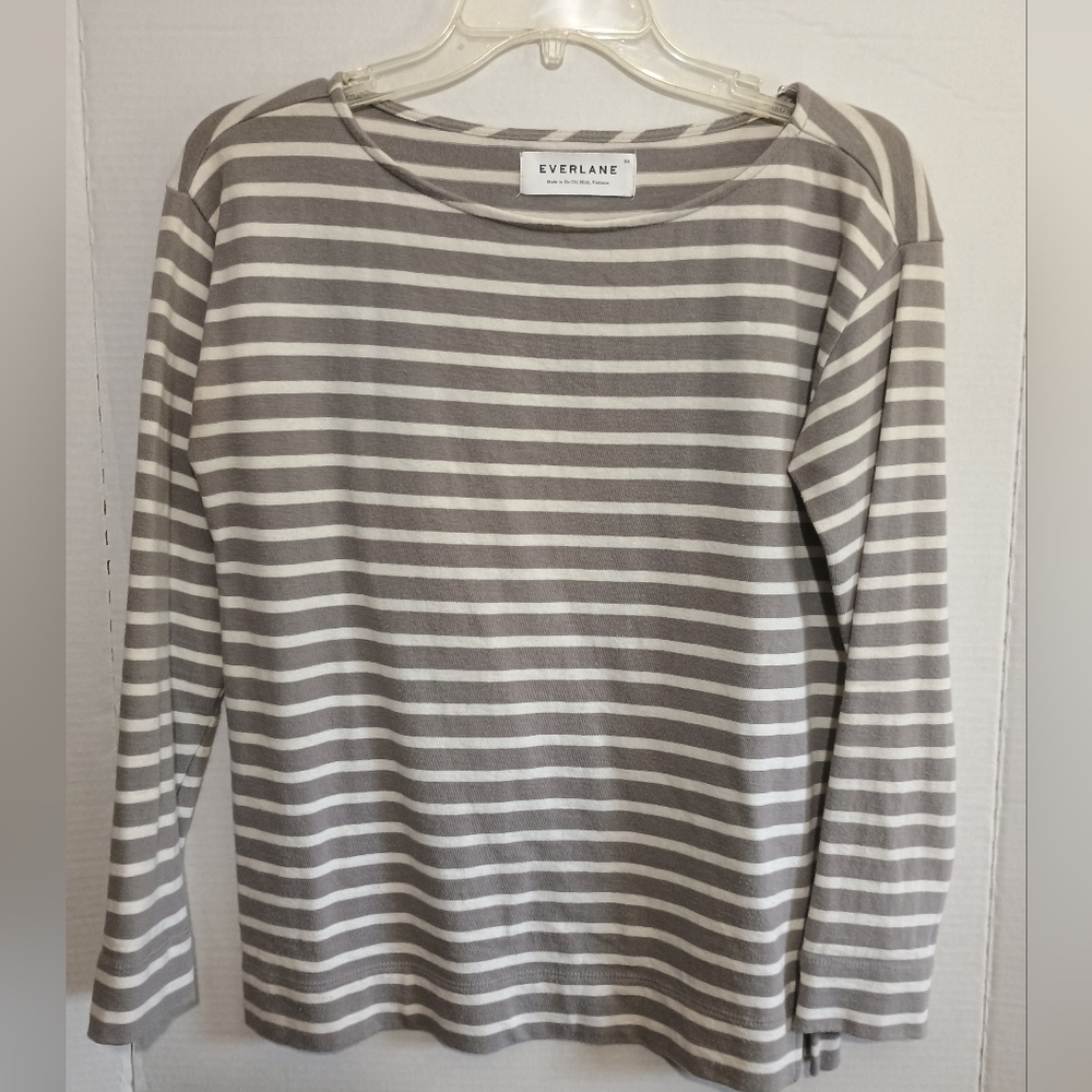 Everlane Women's Striped Long Sleeve Top Size XS